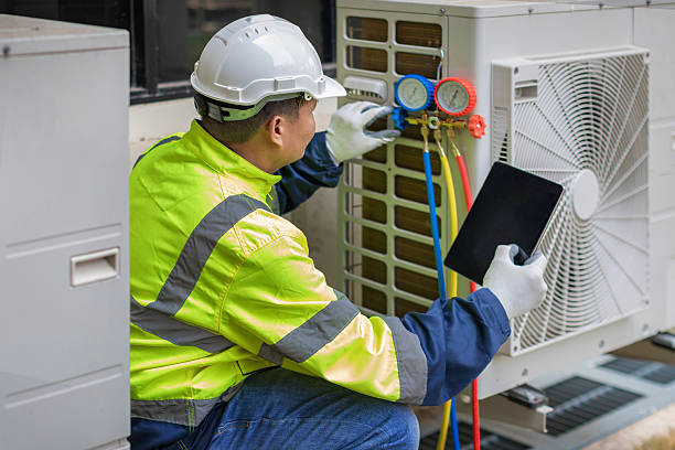 Professional Hvac Installation technician working in Millbury, MA